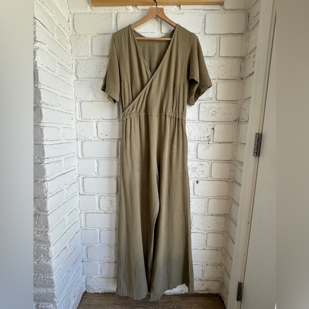 Esby Olive Green Jumpsuit